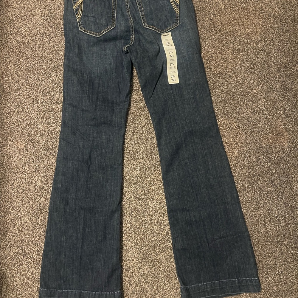 Ariat Women's High Rise Indigo Jeans - Picture 3 of 4